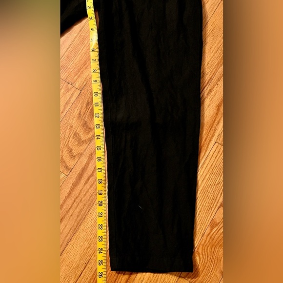 Eileen Fisher Classic Black Pants Petite Medium Pockets Side Buttons Classic - Picture 9 of 12